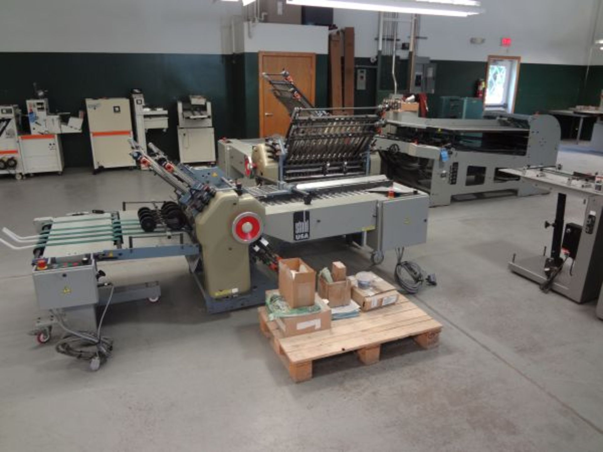 STAHL MODEL 1424C-C-3 CONTINUOUS FEED FOLDER; S/N 150MD0010, WITH STAHL S1424A-4-PAR-3 ATTACHMENT, - Image 2 of 11