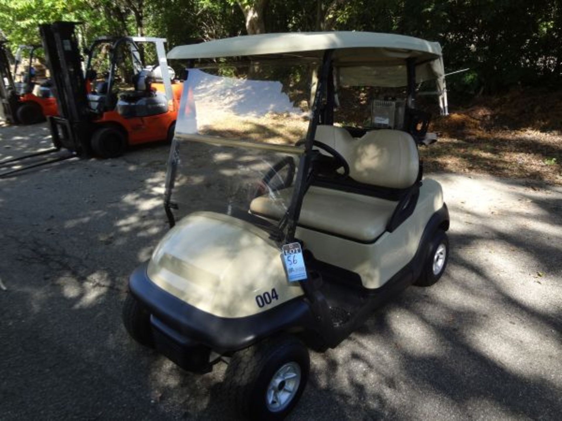 CLUB CAR MODEL CLU PERSONNEL CARRIER / GOLF CART; S/N PH1143-242135, 48 VOLT CHARGER (NEW 2011)