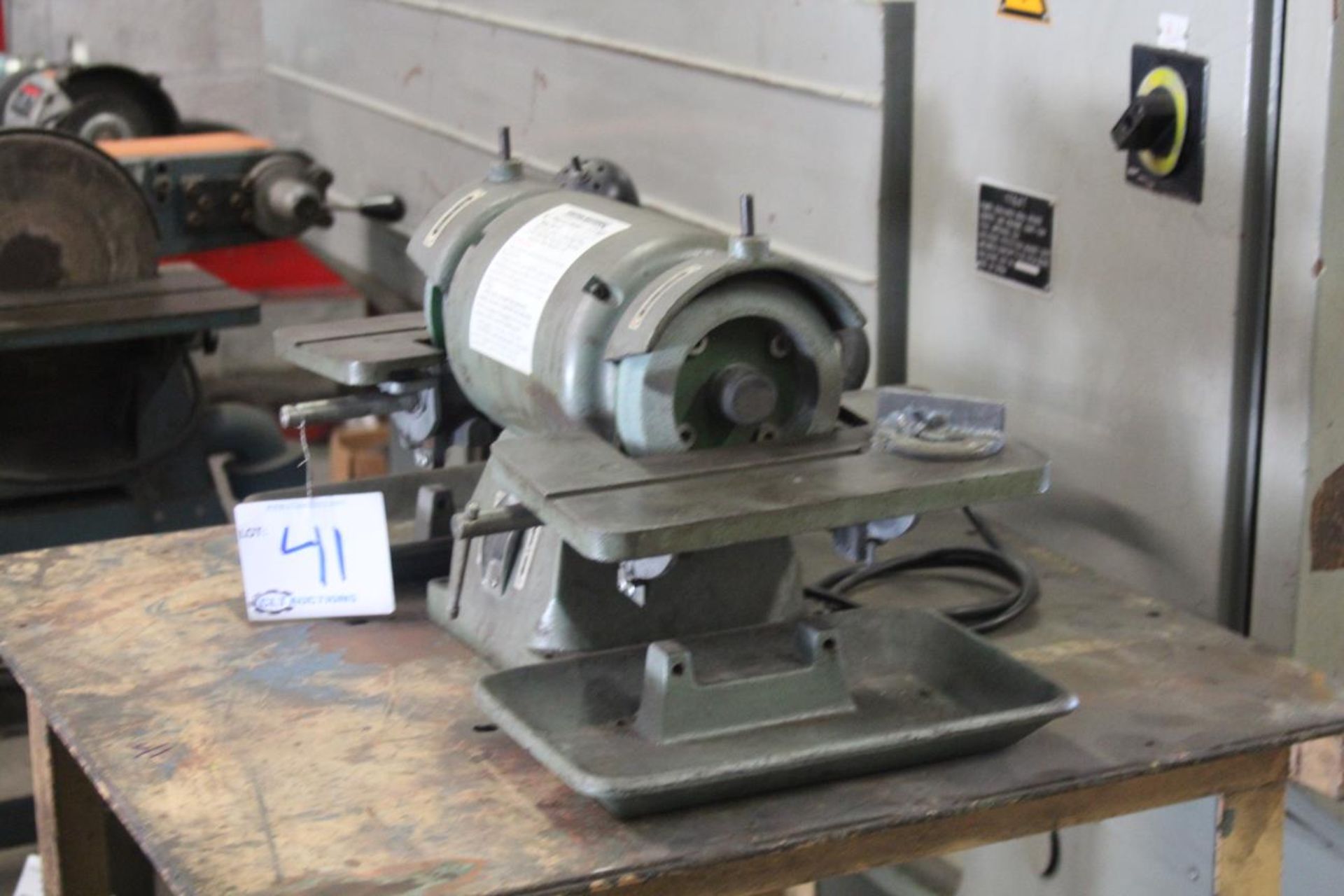 Central Machinery 46727 6" Tool Grinder with Steel Table, 1.25" Arbor ...