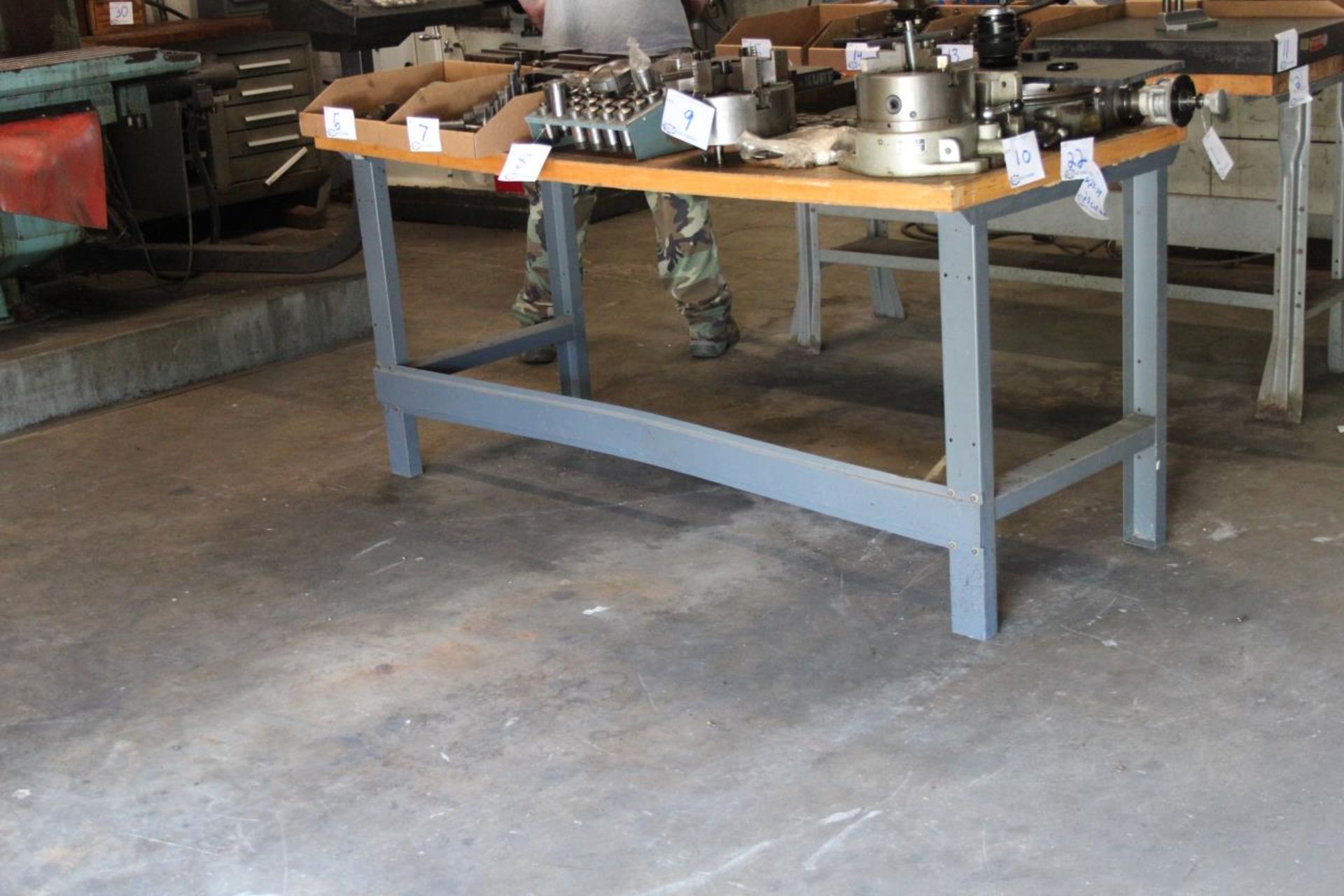 Wood Top Work Bench 72x30x34"H