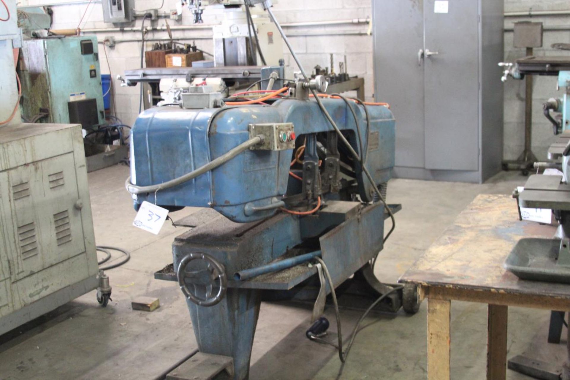Kysor Johnson Model J 8" x 16"  Horizontal Band Saw w/ Coolant & Adjustable Stock Stands, 1hp, 230/ - Image 2 of 5