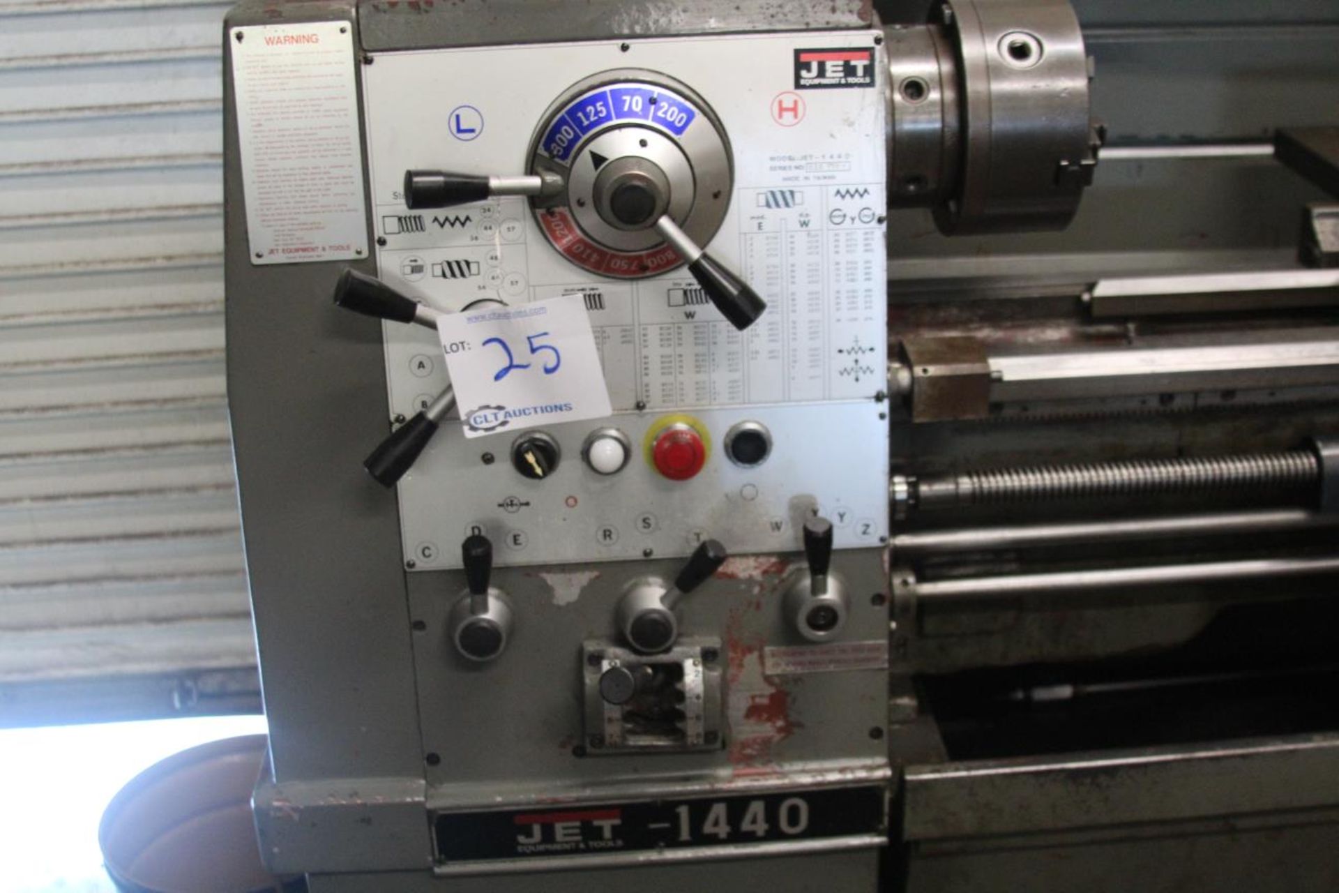 Jet 1440 Gap Bed Engine Lathe (video) D1-5" Camlock Spindle, HTS 1 5/8", In/mm Threading and - Image 5 of 11