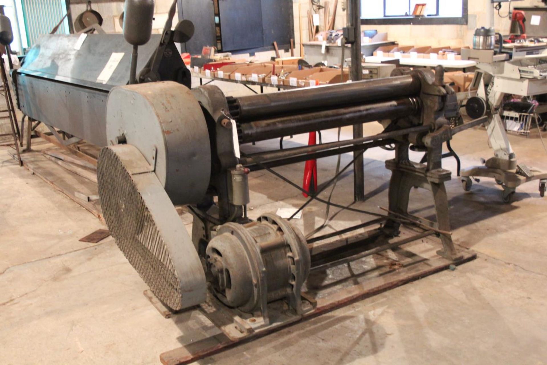 Hendley Whittemore 44" Initial Type Bending Roller  5 HP 110/220  1ph