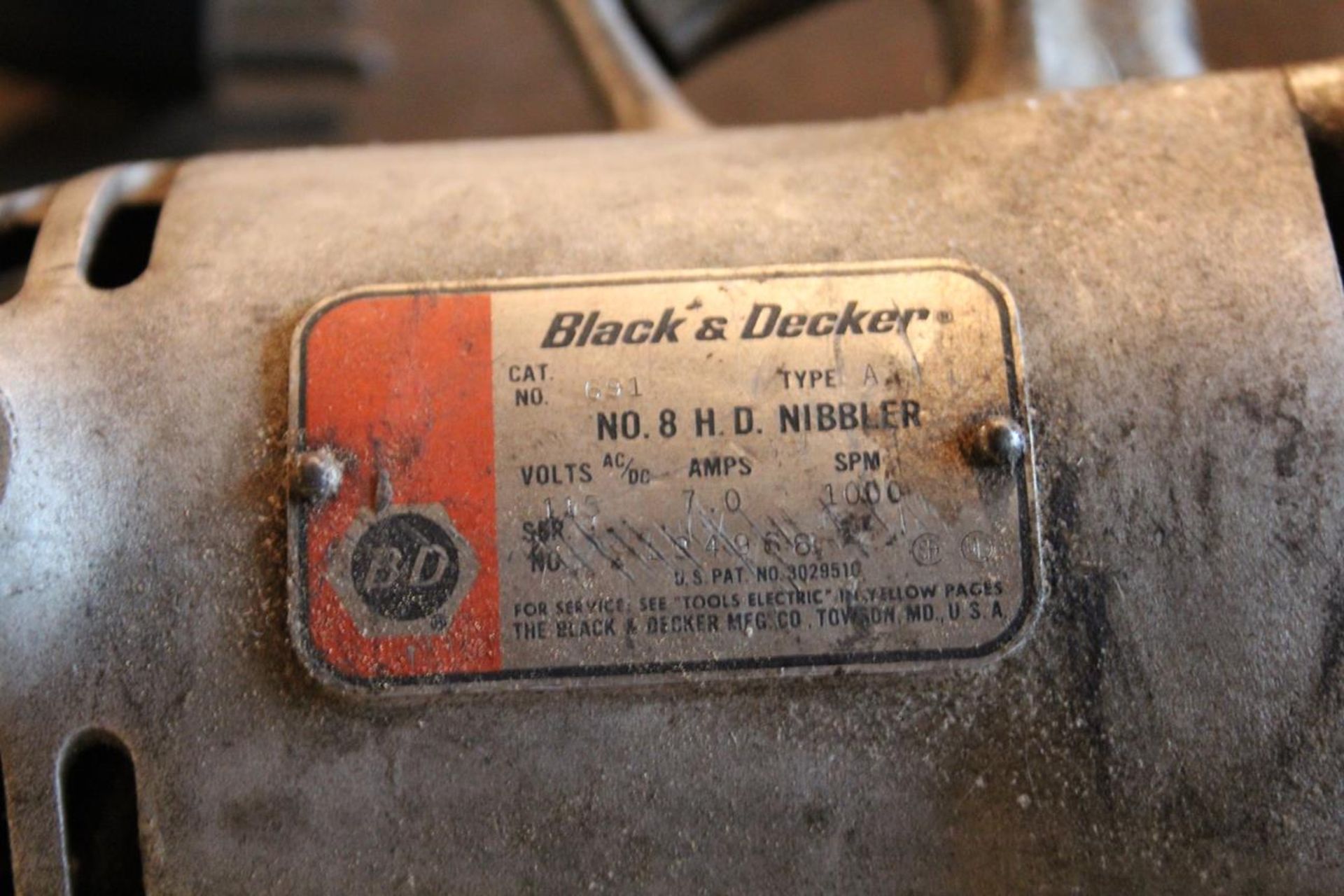 Black & Decker N0. 8 H.D. Nibbler 1000 SPM - Image 3 of 3