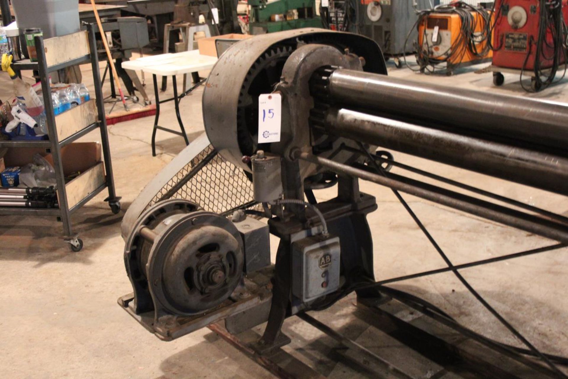 Hendley Whittemore 44" Initial Type Bending Roller  5 HP 110/220  1ph - Image 3 of 6