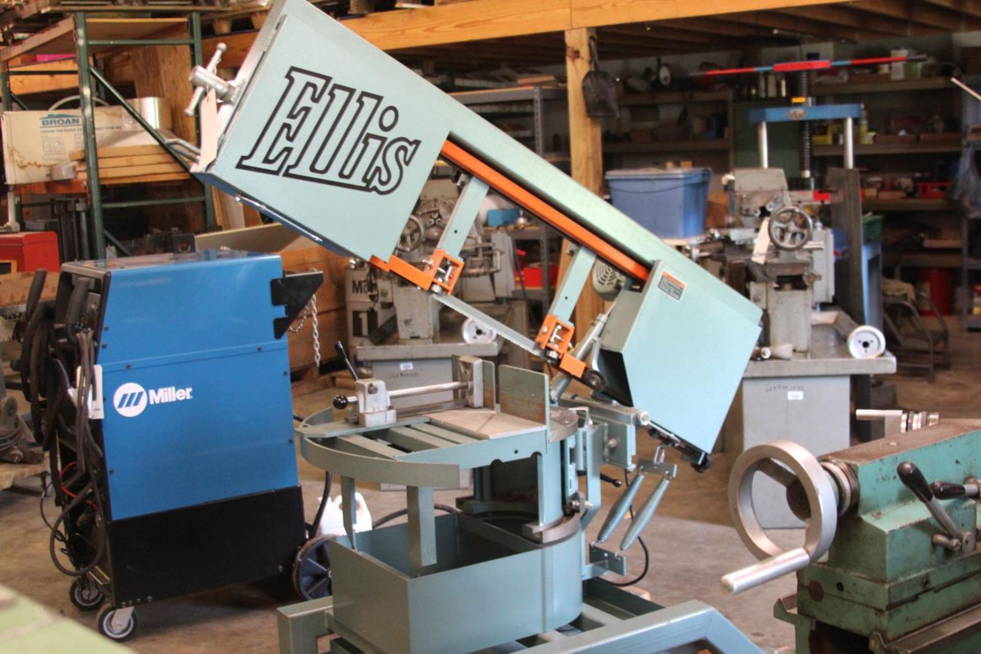 Ellis 1800 Horizontal Band Saw (Video)  115/208-230v 1PH, On Factory Pallet - Image 2 of 6