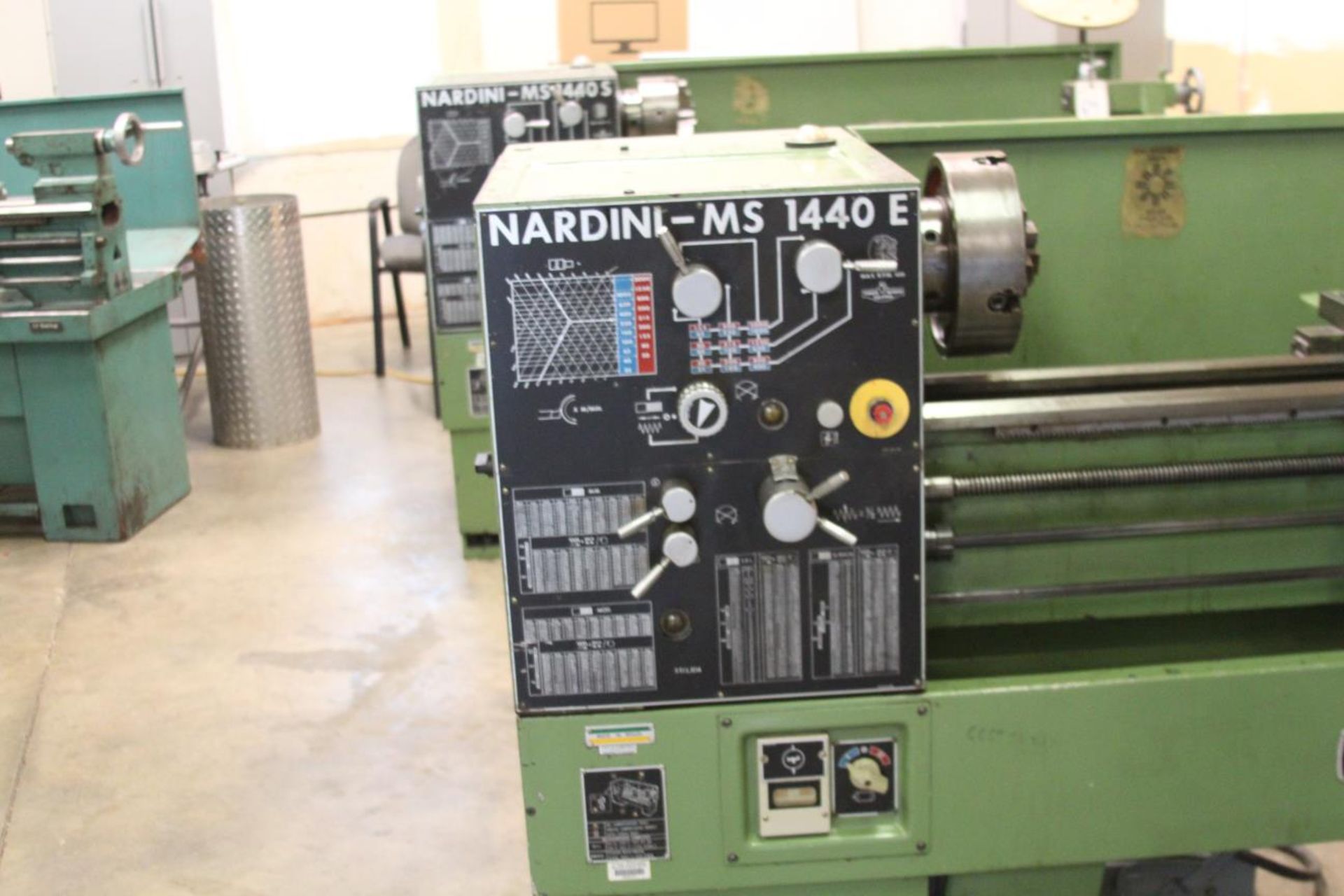 Nardini Mascote MS 1440E Geared Head Engine Lathe  14" x 40", 25-2000rpm, Inch/ Metric Threading, - Image 2 of 8