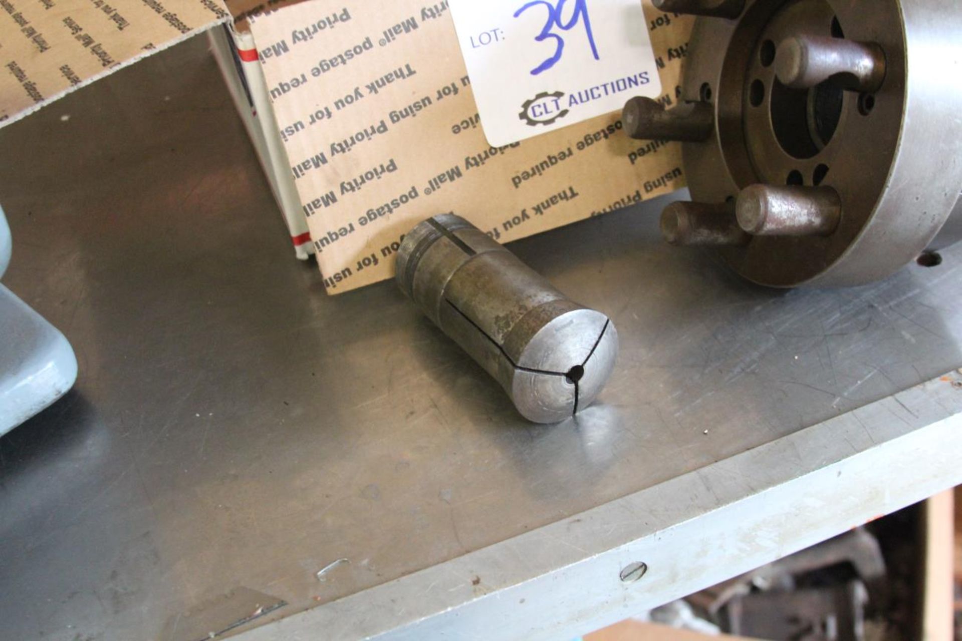 Cushman 215 Collet Chuck W/ Collets  D1-6" Back - Image 4 of 4