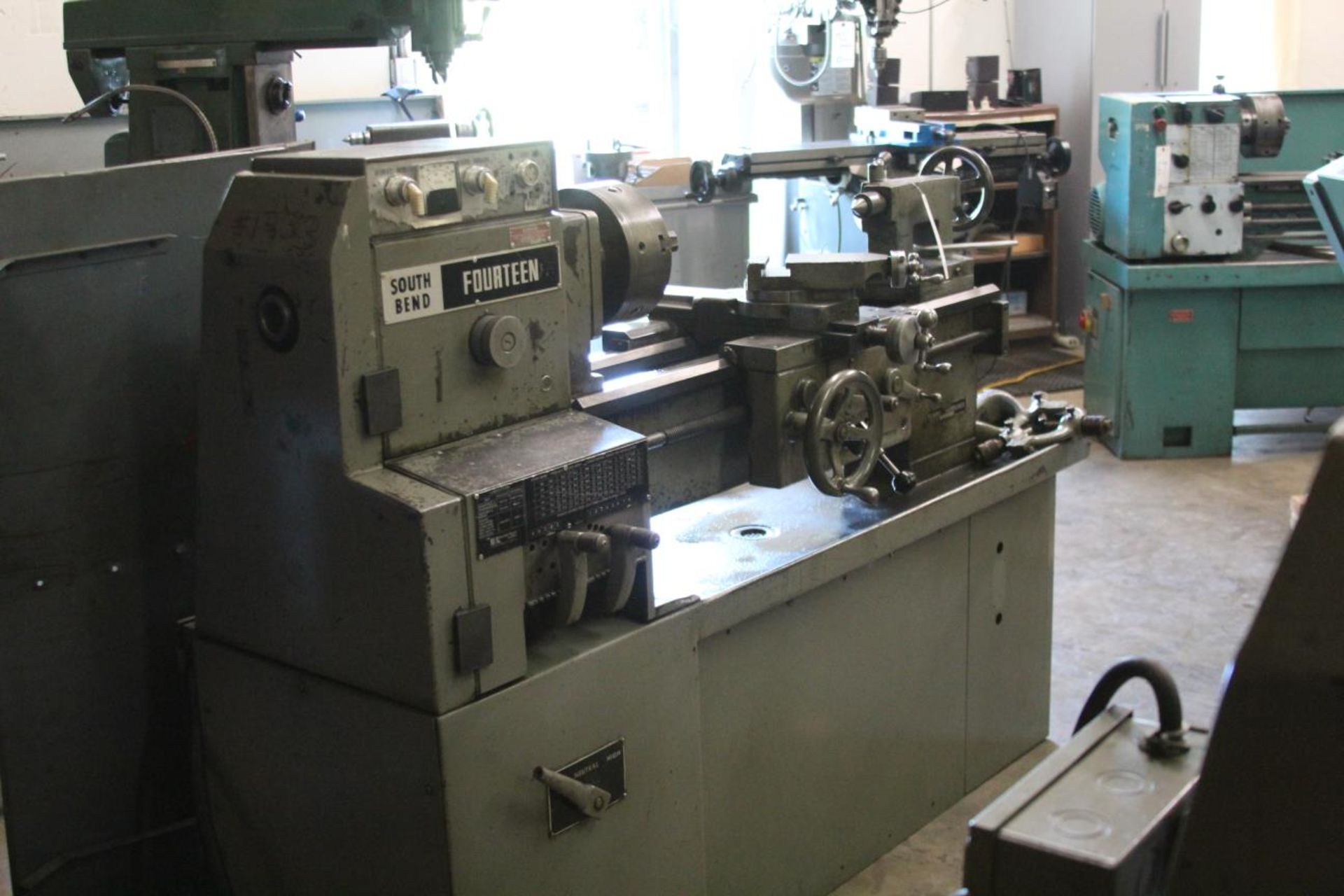 South Bend Lathe  "Fourteen" Variable Speed Lathe (video)14" x 30" Capacity, 50 - 1800 RPM, D1-4"