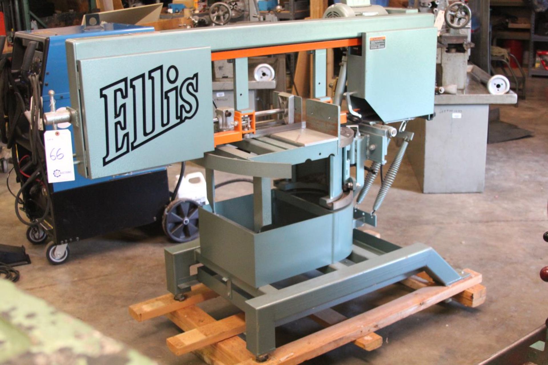 Ellis 1800 Horizontal Band Saw (Video)  115/208-230v 1PH, On Factory Pallet