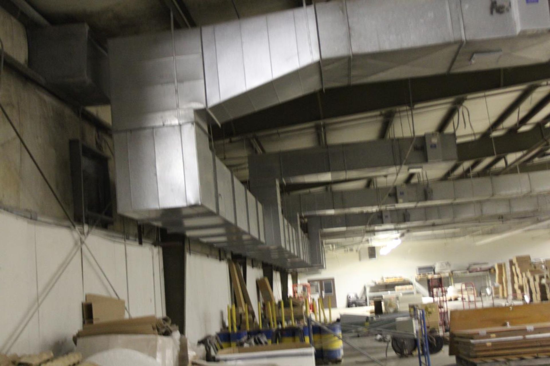 Square Duct Work, All of the sqare duct in the warehouse portion of the building. Office Ducts Are - Image 6 of 6