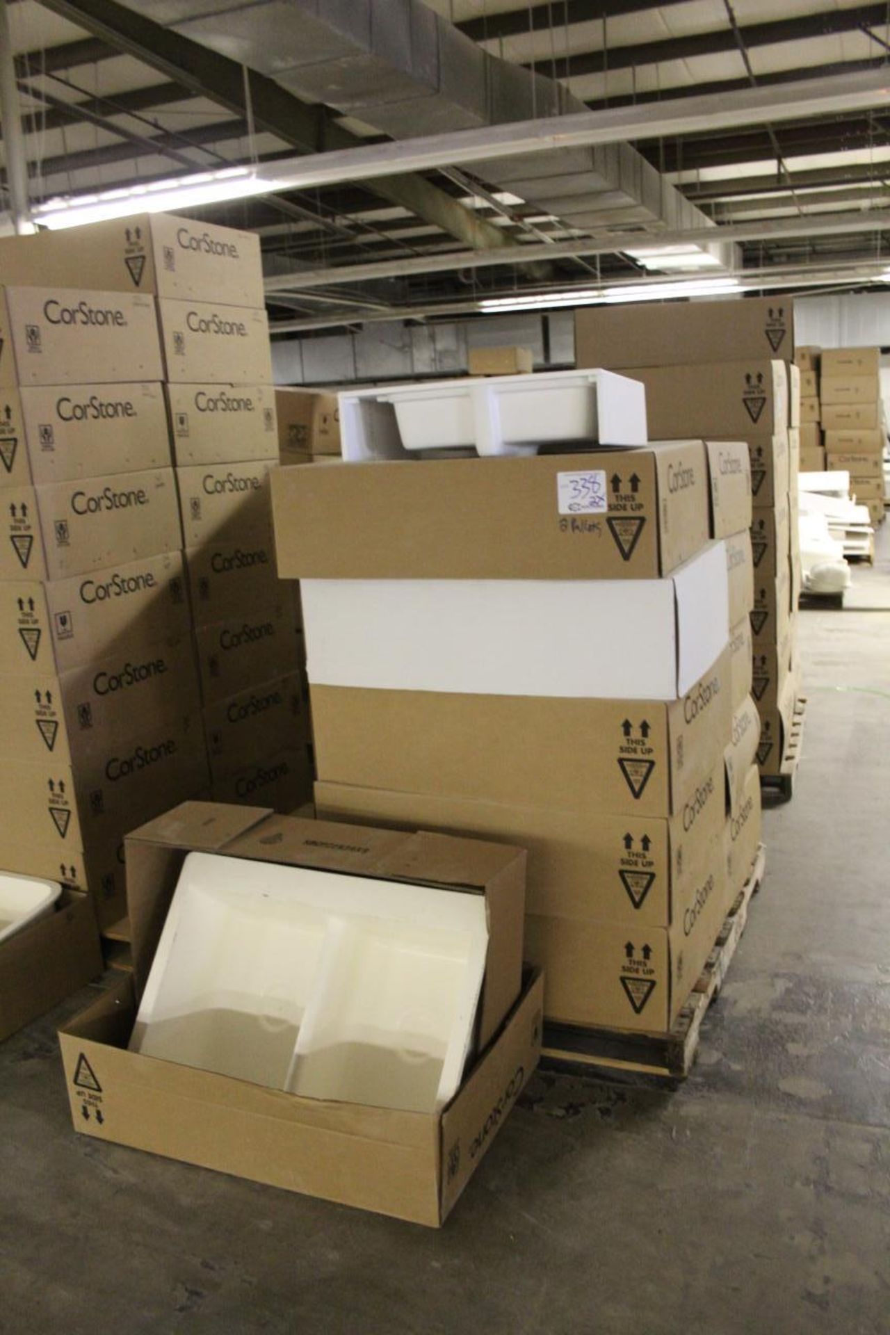 2 Pallets of Assorted Sinks  Please Note: Pallets are mixed and WILL contain multiple sink - Image 2 of 4
