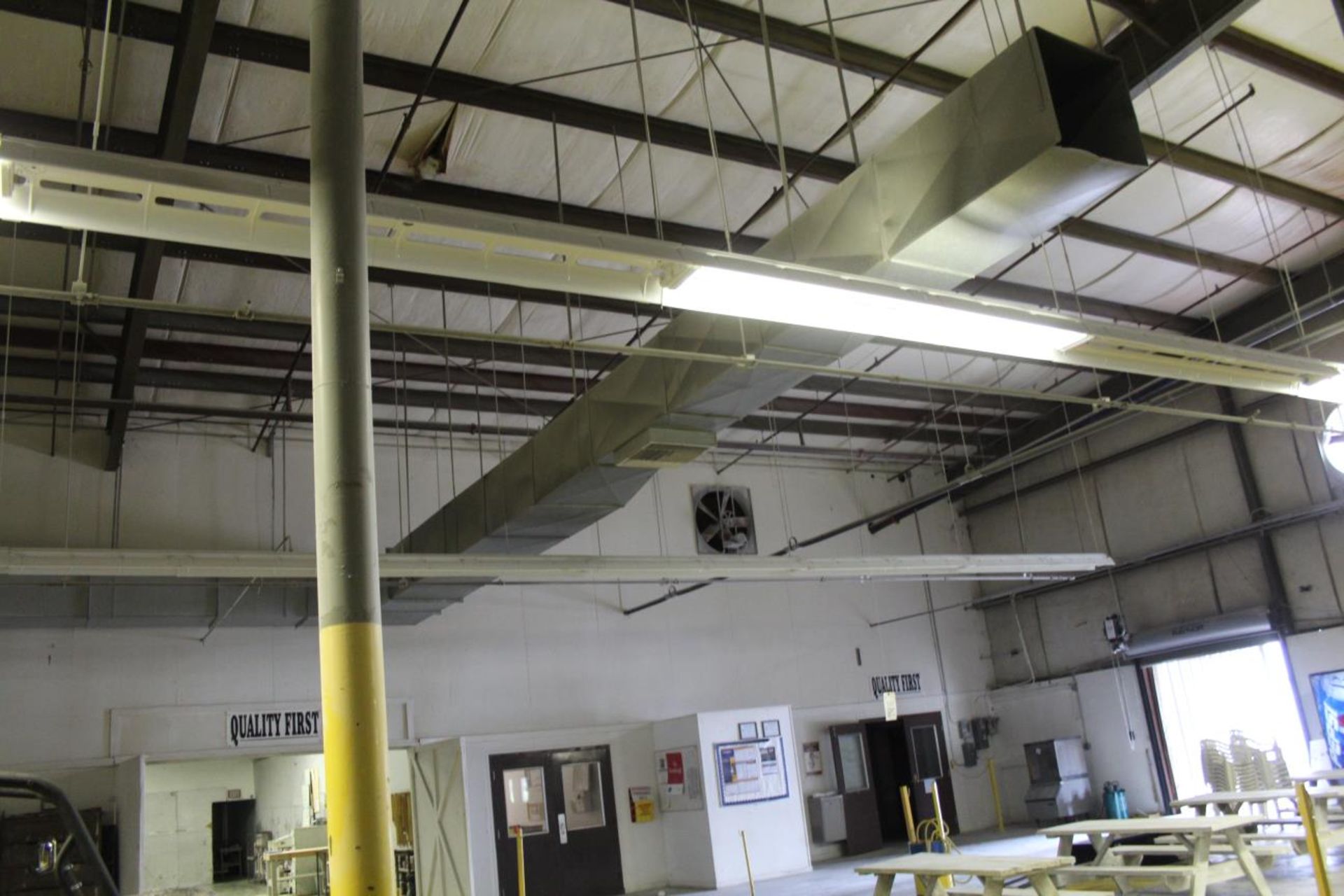 Square Duct Work, All of the sqare duct in the warehouse portion of the building. Office Ducts Are - Image 2 of 6