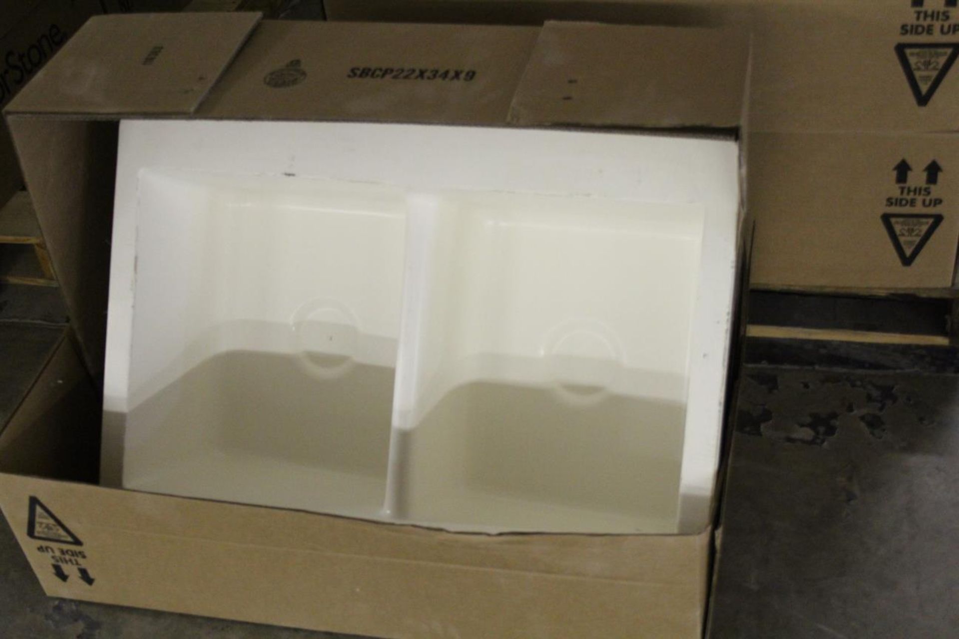 2 Pallets of Assorted Sinks  Please Note: Pallets are mixed and WILL contain multiple sink - Image 3 of 4