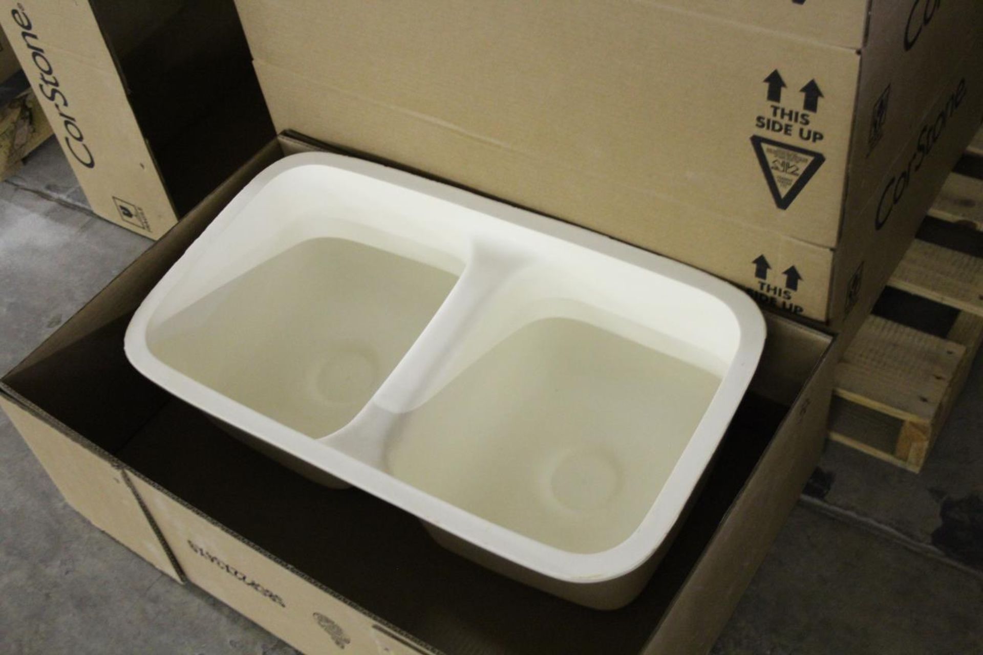 2 Pallets of Assorted Sinks  Please Note: Pallets are mixed and WILL contain multiple sink - Image 4 of 4