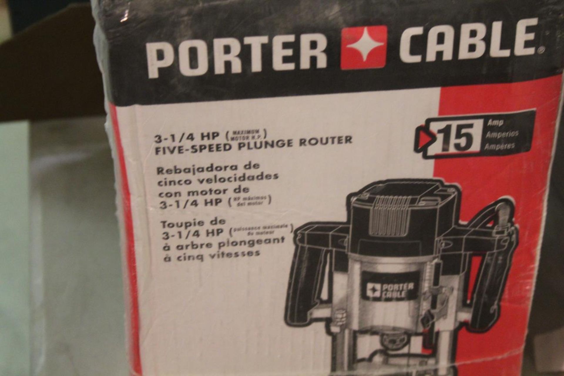 Porter Cable 7539 5 Speed Plunge Router, Sealed Box, 3 1/4 hp - Image 2 of 4