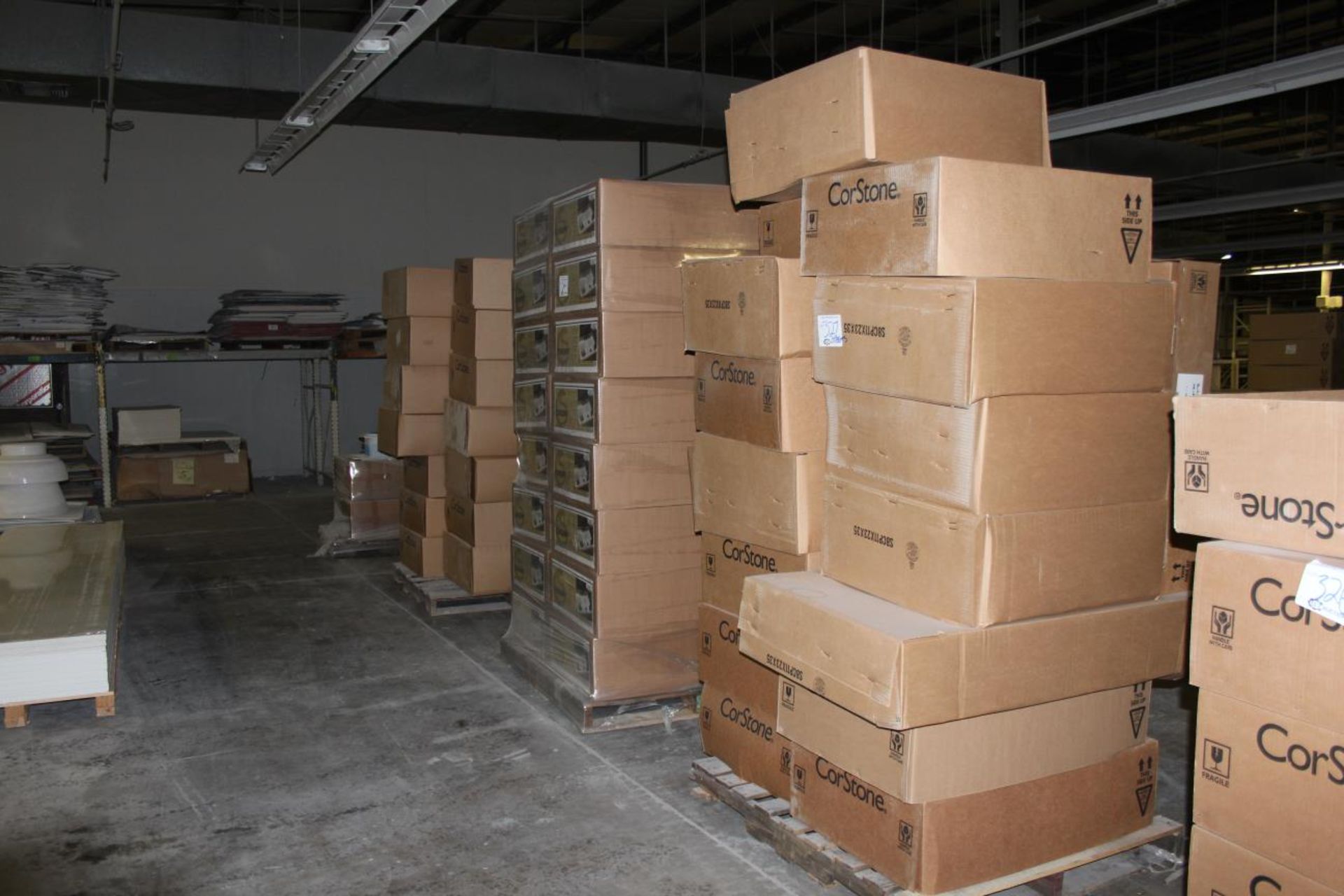 4 Pallets of Assorted Sinks  Please Note: Pallets are mixed and WILL contain multiple sink