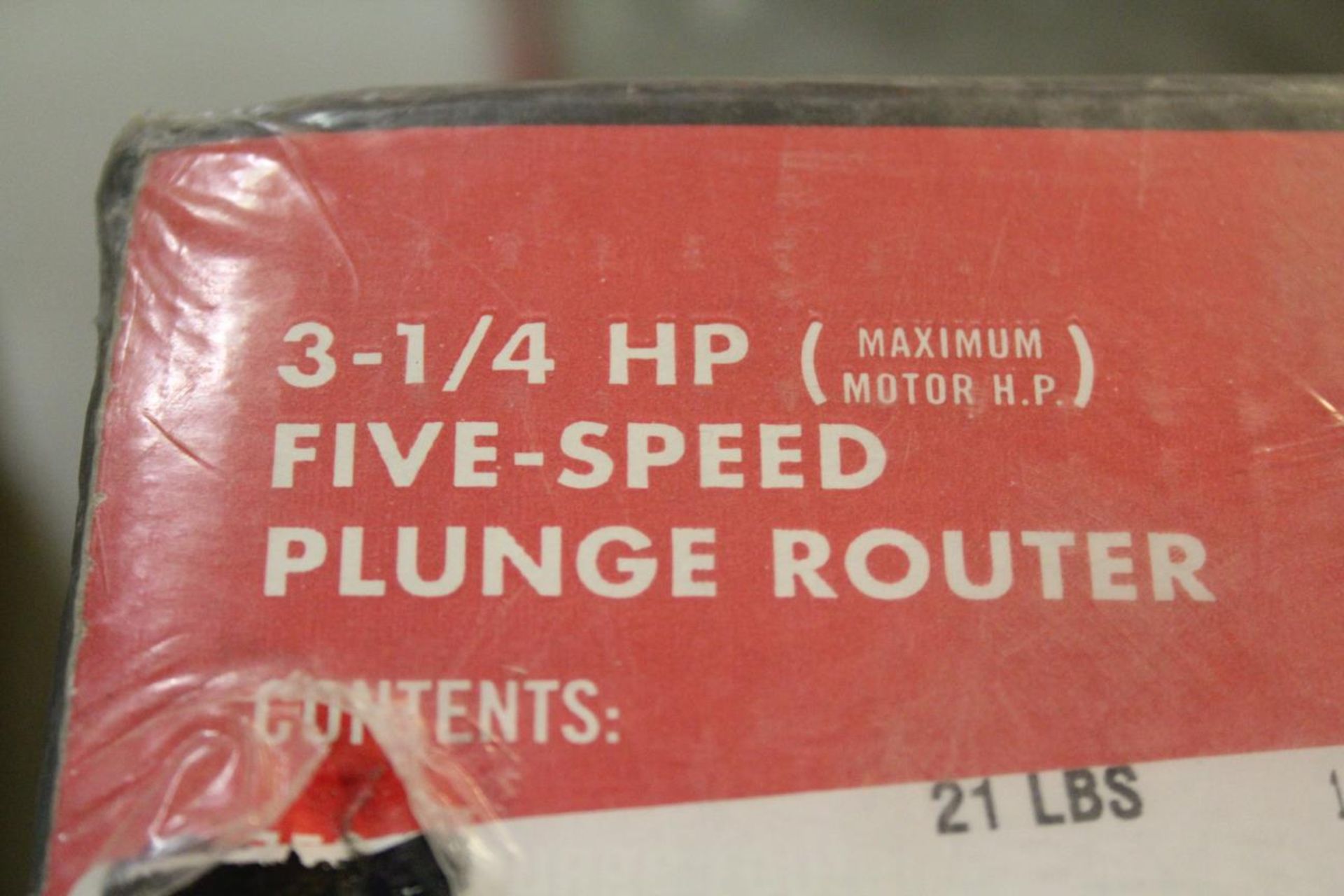 Porter Cable 7539 5 Speed Plunge Router, Sealed Box, 3 1/4 hp - Image 3 of 4