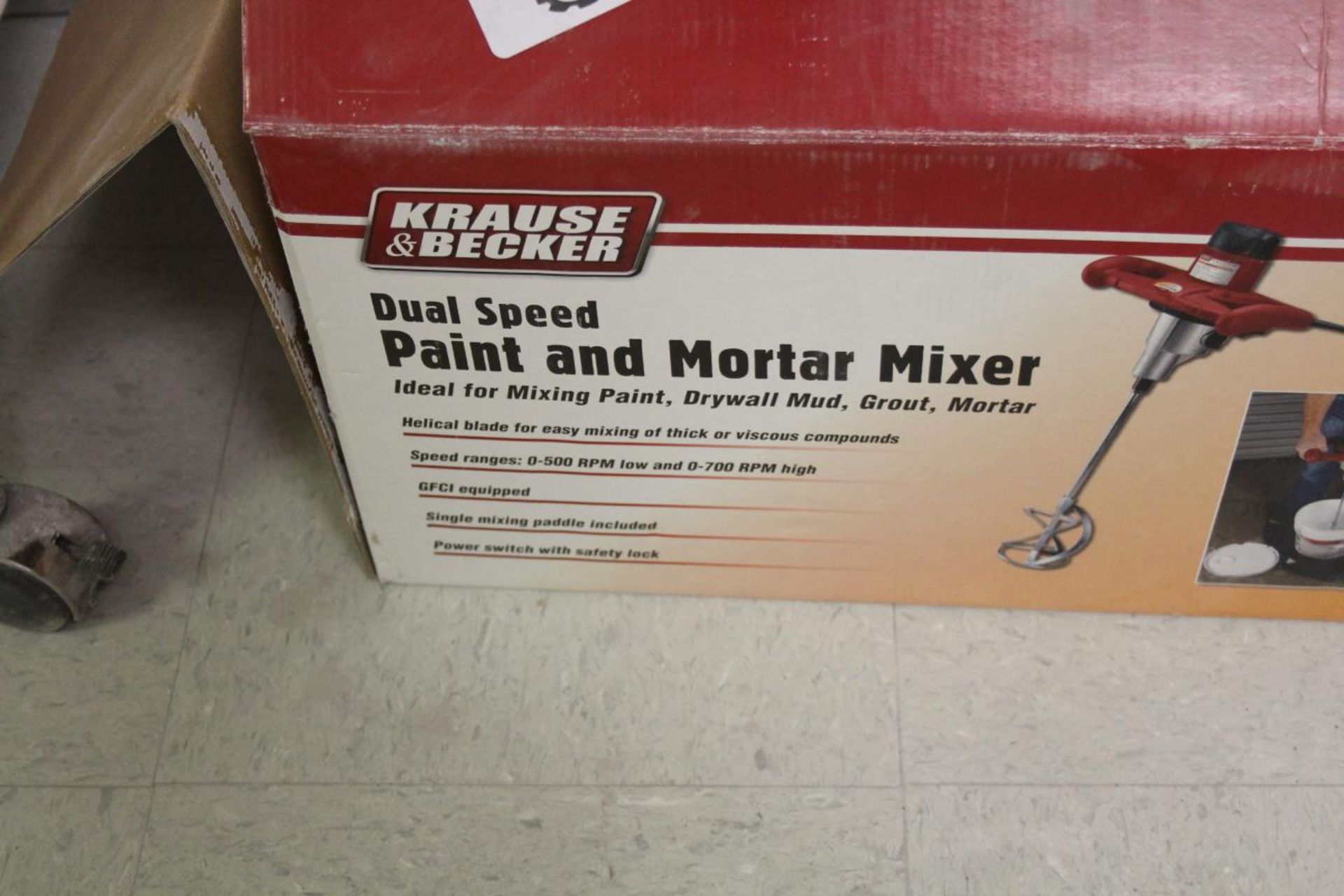 Krause & Becker Paint and Mortar Mixer with Paddle - Image 2 of 2