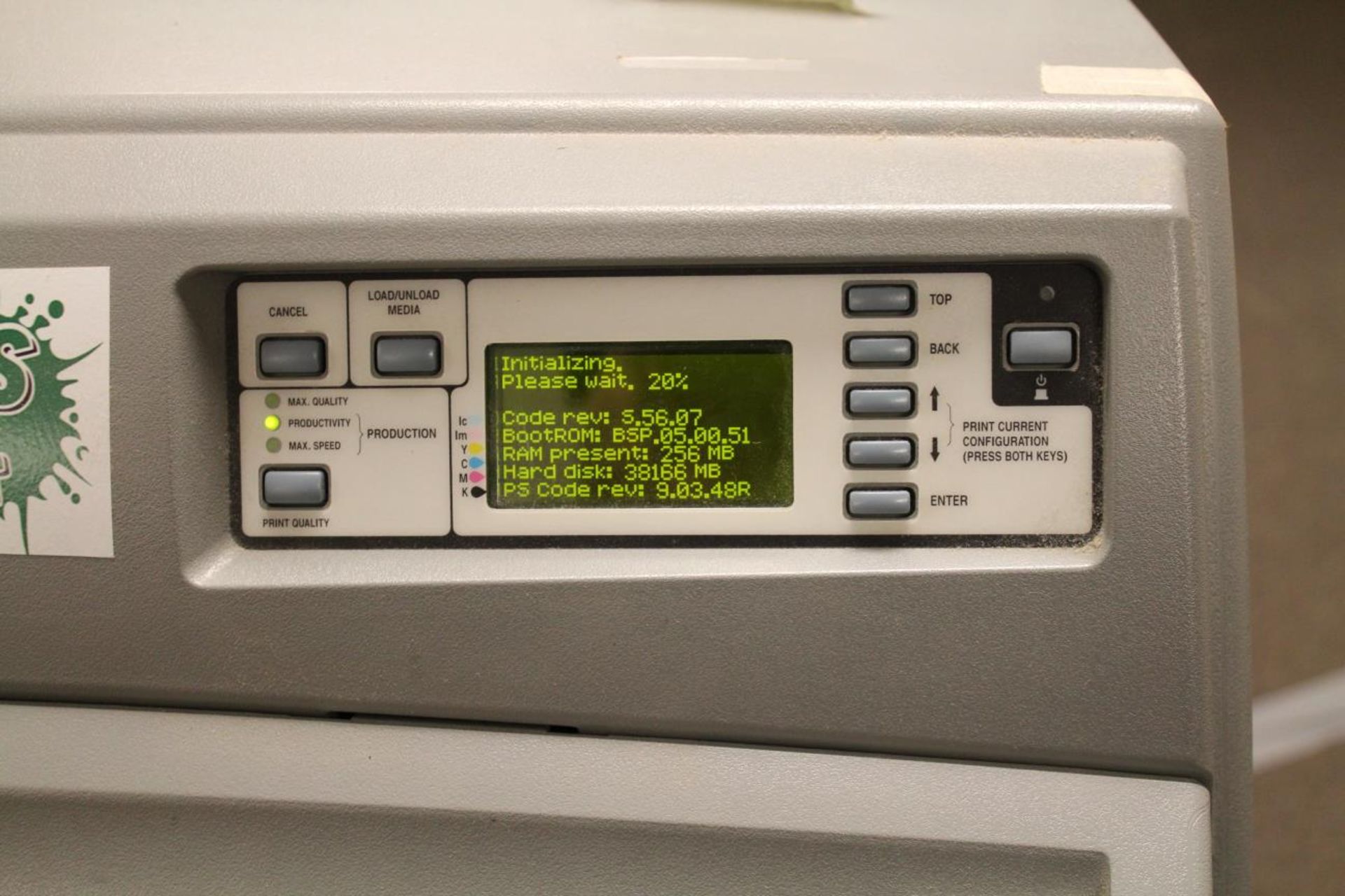 Hewlett-Packard Designjet 5500PS Large Format PrinterModel Q12528, Serial SG5BA34004 - Image 5 of 6