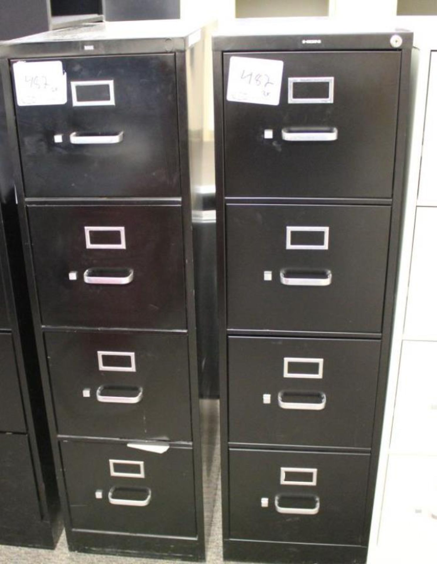 2 HON Filing Cabinets 15"x25"x52"H