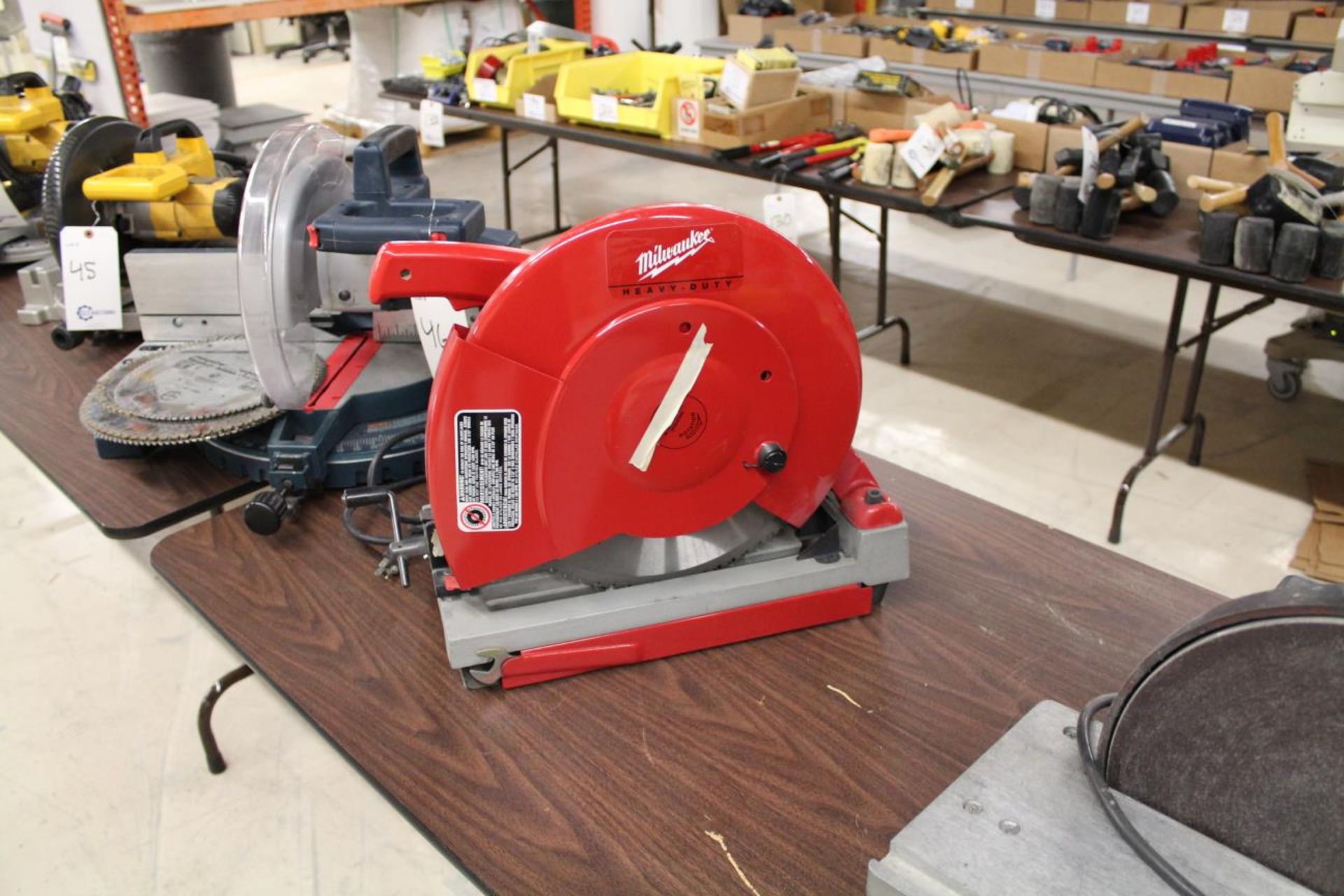 Milwaukee 14" Abrasive Cutoff Machine Catalog #6176-20, 120v/3900 RPM - Image 2 of 4