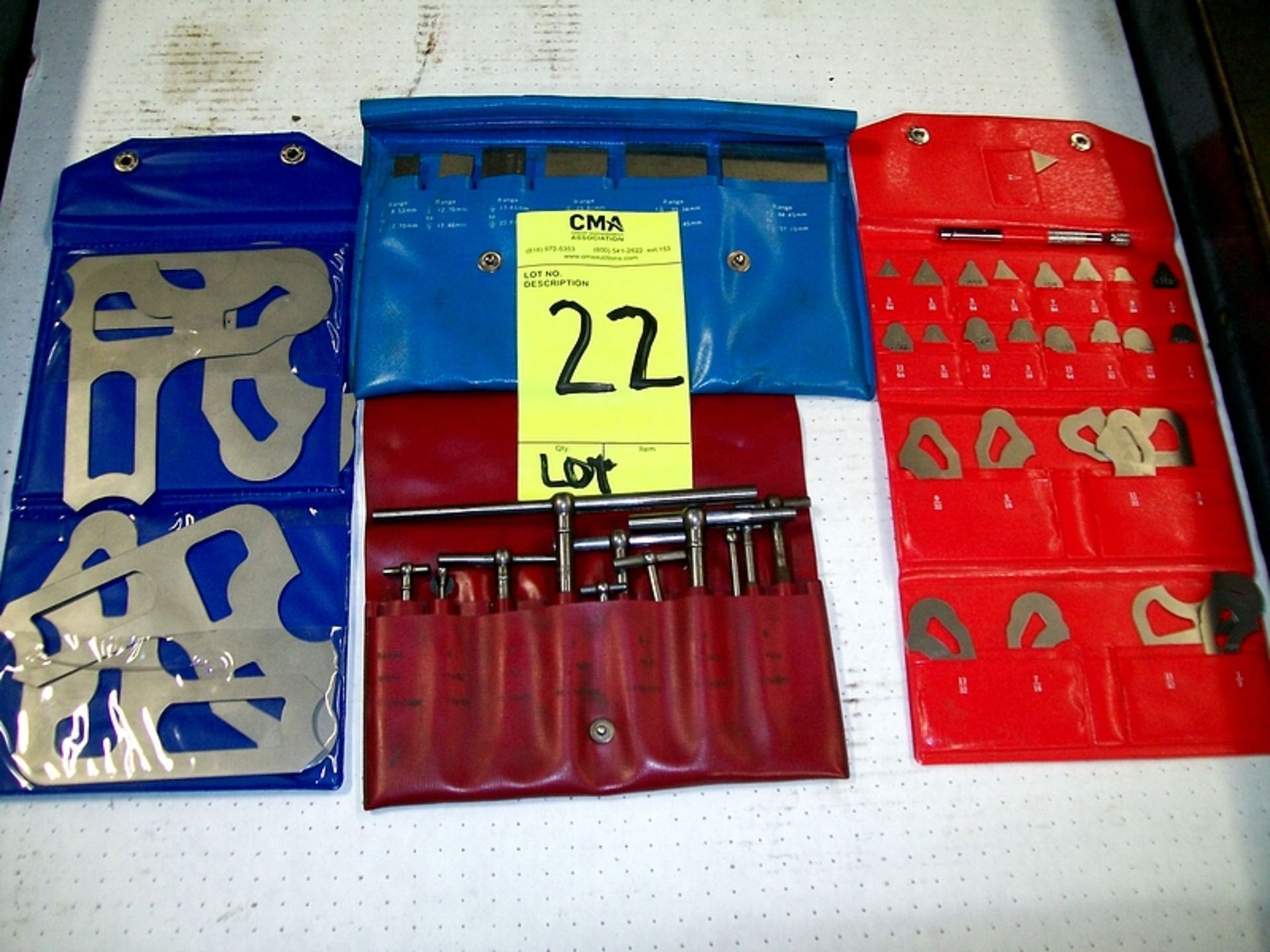 Lot of Radius and Assorted Inspection Gages