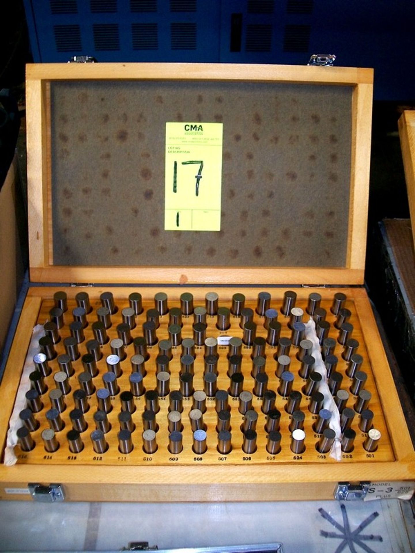 Pin Gage Set .501-.625