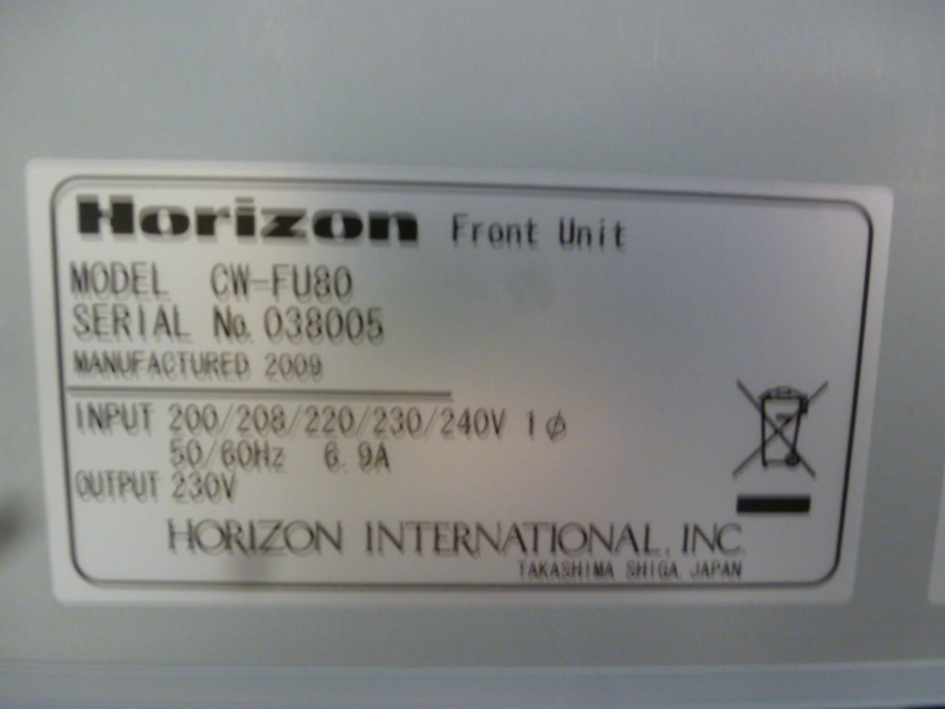 2009 Standard Horizon Colorworks Booklet, m/n CW-FU80, s/n 038005 - Image 4 of 8