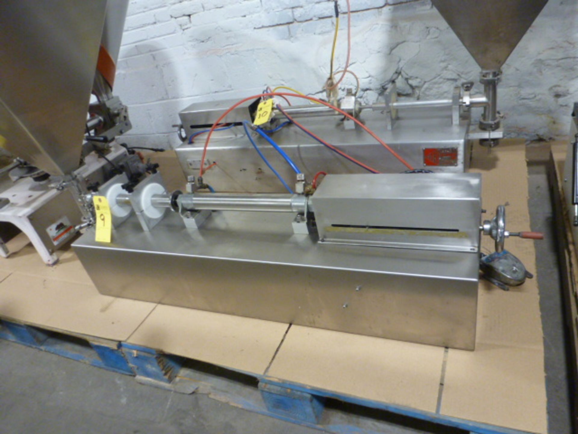 Stainless Steel Table Top Liquid Filling Machine w/Hopper - Image 2 of 3