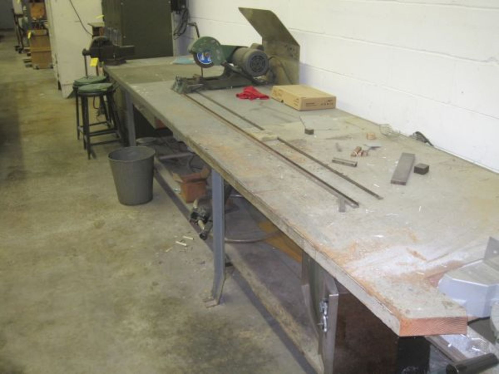 K1 Saw w/15' Wood Worktable w/Vice