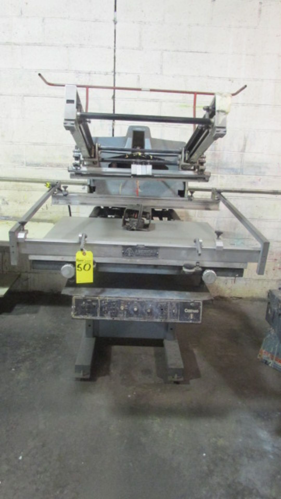 American Cameo Flatbed Press Table, 36"x32", m/n 30, s/n 907-658