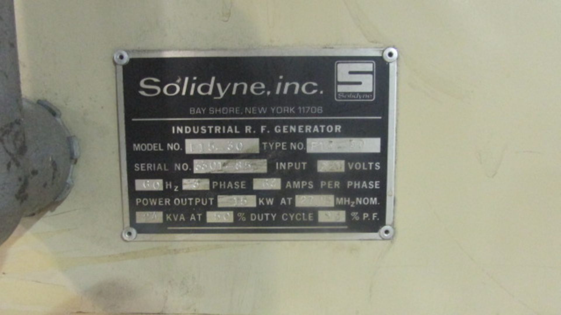 Therm Solidyne 4-Station Turntable, 3-Phase, m/n 15-30, s/n 3301-85-220V/15KW - Image 3 of 3