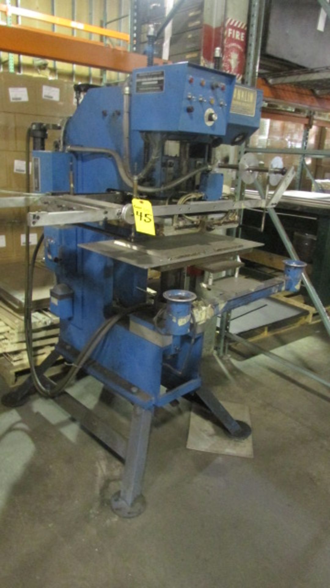 Franklin Hot Stamper, 12x18, m/n 8200, s/n 17606/86