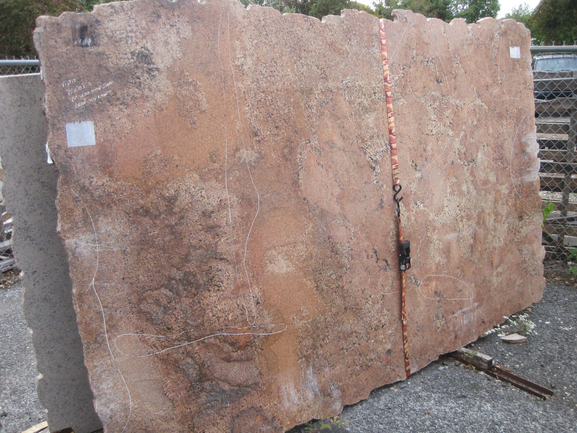 Granite, Super Bordeaux, 118" x 74"