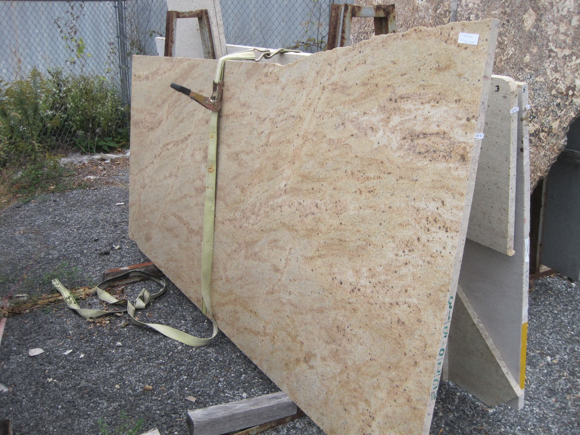 Granite, Madura Gold Leather, 110" x 49"