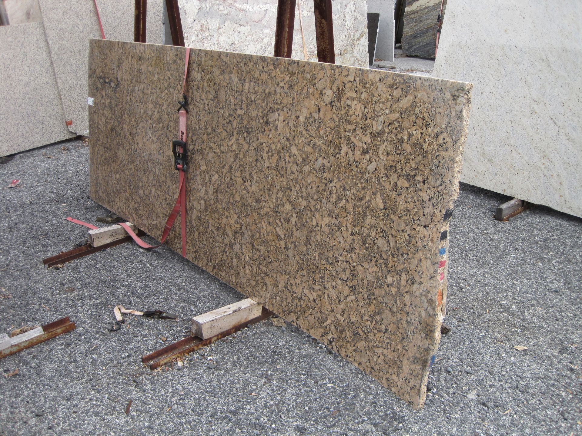 Granite, Giallo Fiorito, 116" x  44"