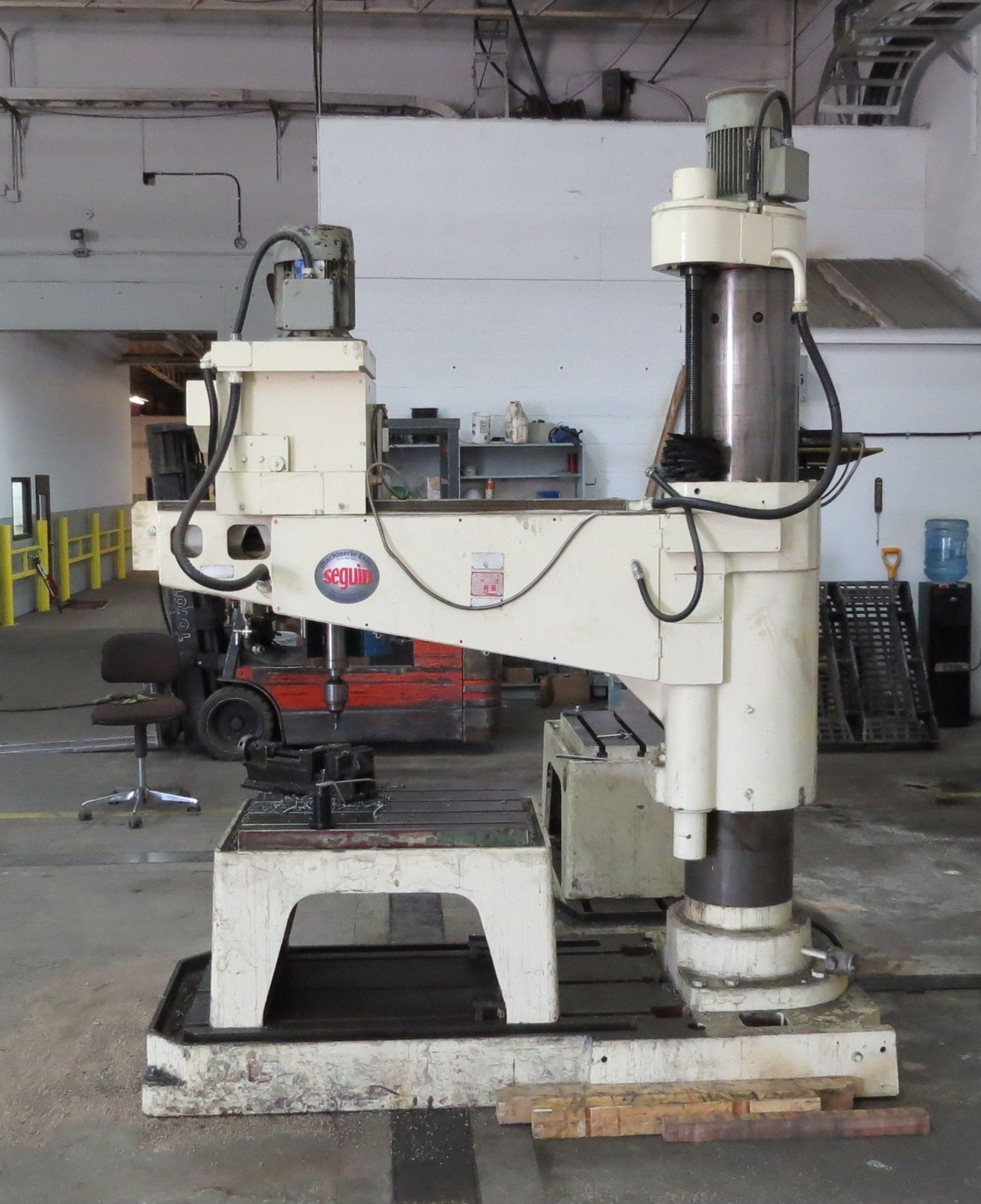 Q & S Drillmaster Radial Arm Drill Press, 48" long arm, 2.5" Capacity, Model: Envoy, s/n: 848003 - Image 3 of 5