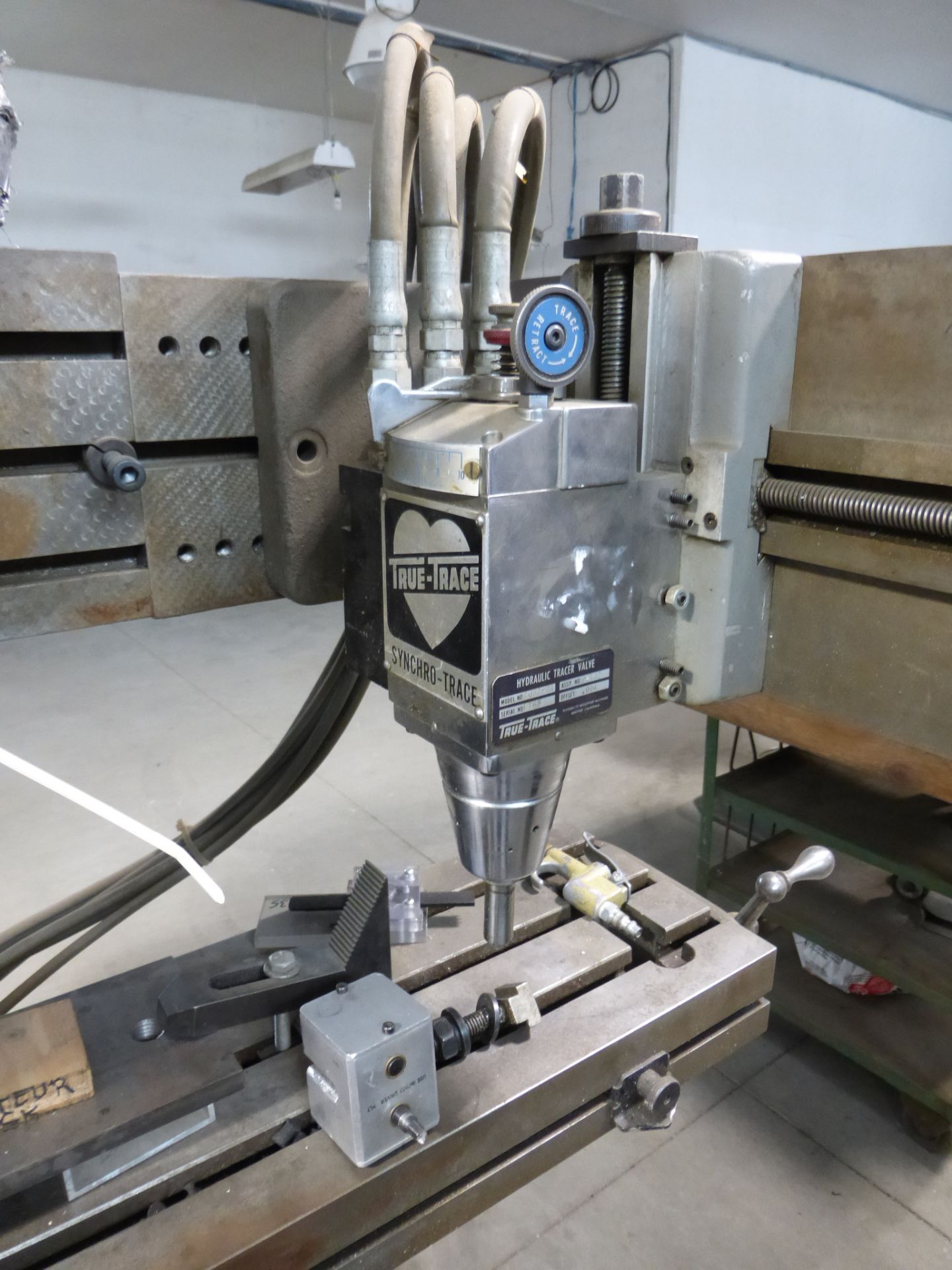 Bridgeport 2-head vertical milling machine, 1.5 h.p. motors, variable speed, 9" x 48" table, s.n.' - Image 2 of 2