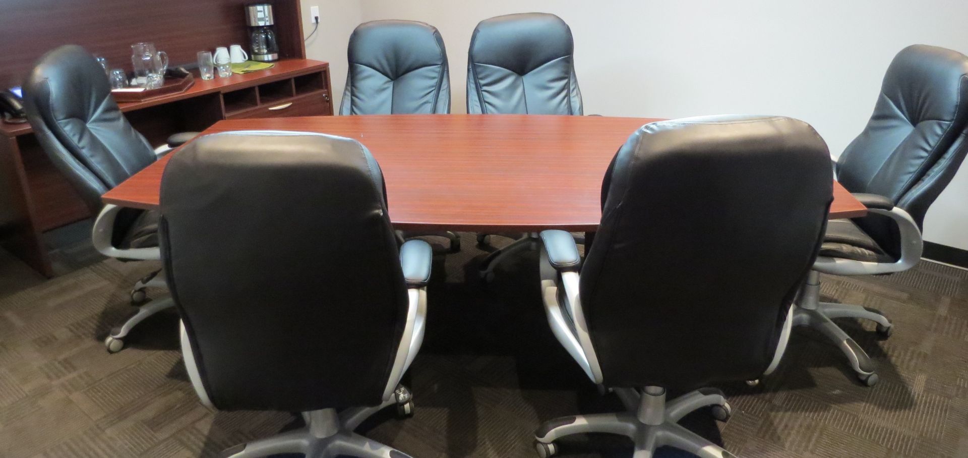 Conference table with 6 chairs