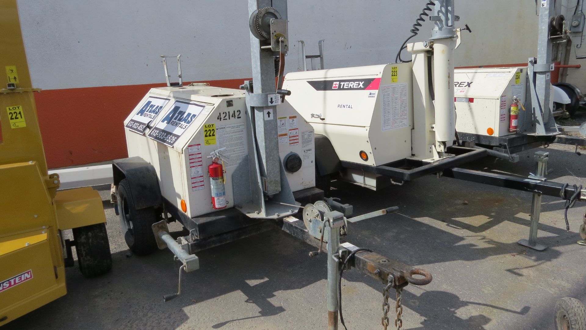 Terex 30 Ft Diesel Light Tower on Trailer 2156 Hours - Image 2 of 2