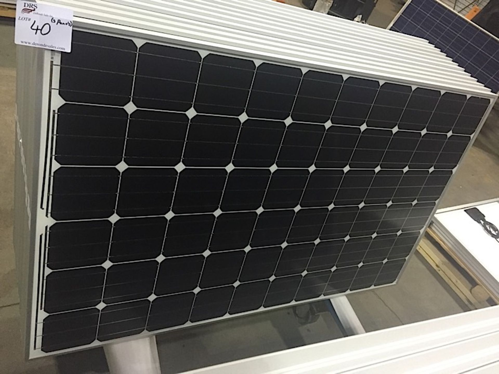 LOT OF (3) 270 WATT SOLAR PANELS (BIDDING IS PER PANEL MULTIPLIED BY 3)