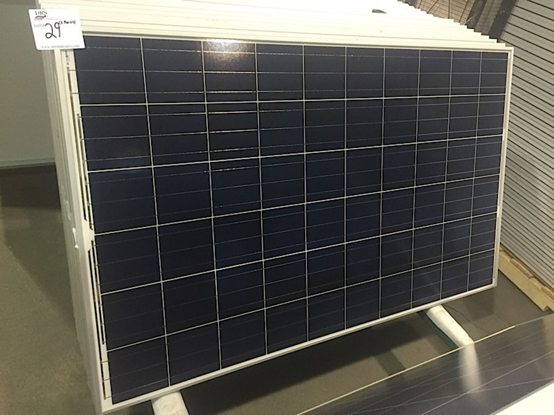 LOT OF (3) 250 WATT SOLAR PANELS (BIDDING IS PER PANEL MULTIPLIED BY 3)