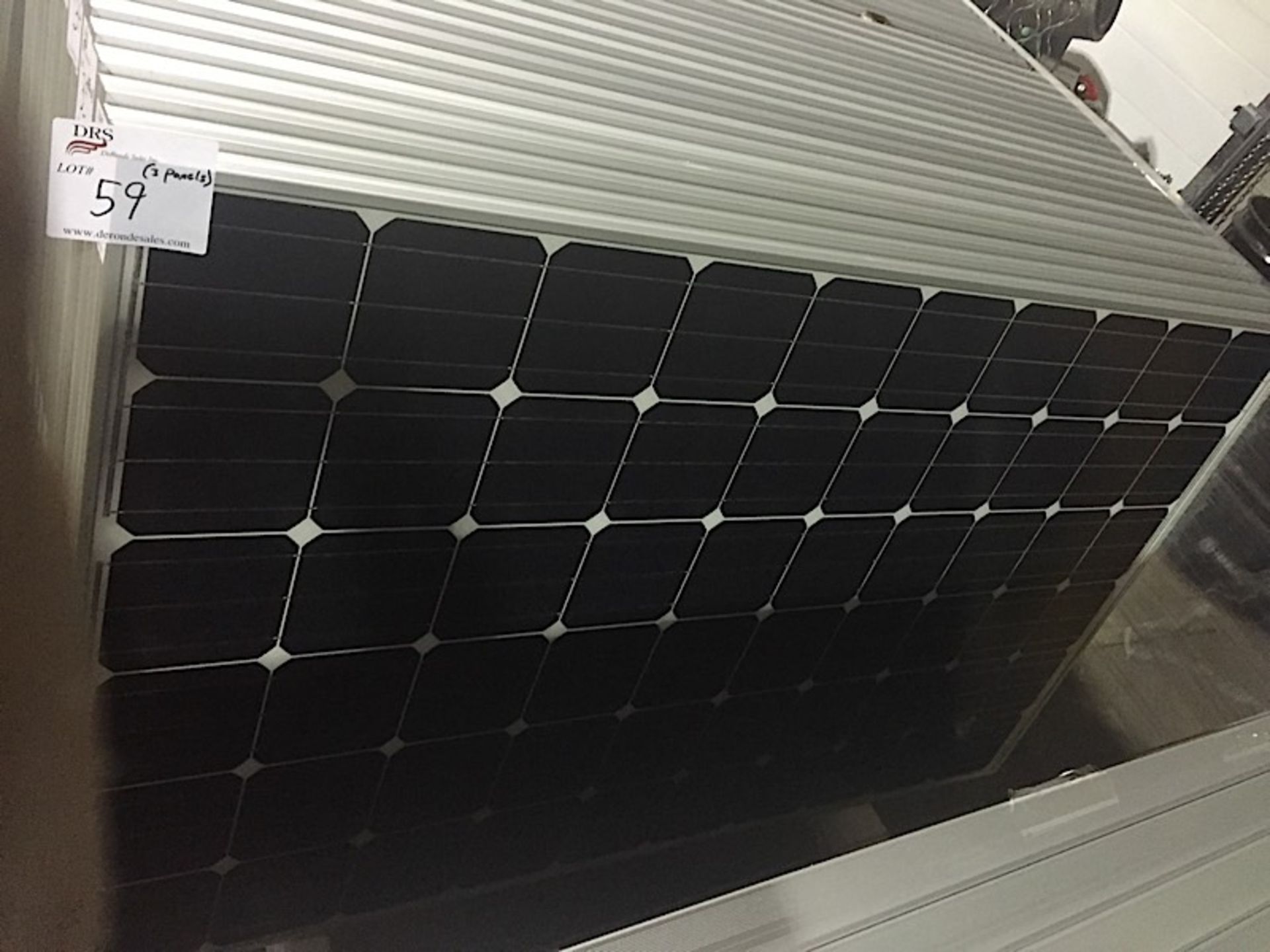 LOT OF (3) 270 WATT SOLAR PANELS (BIDDING IS PER PANEL MULTIPLIED BY 3)