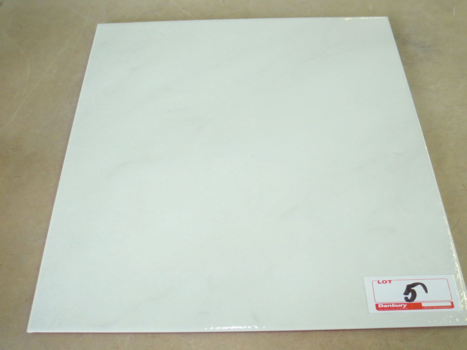 315 - SQ. FT. CARRARA WHITE APPROX 12X12 CERAMIC TILE 18 BOXES