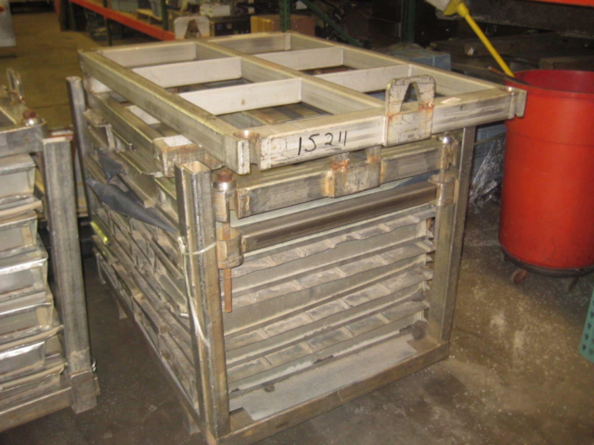 Stainless Steel Product mold tower 24 trays,9"W 3.75"dp 32.5"L mold in each tray.