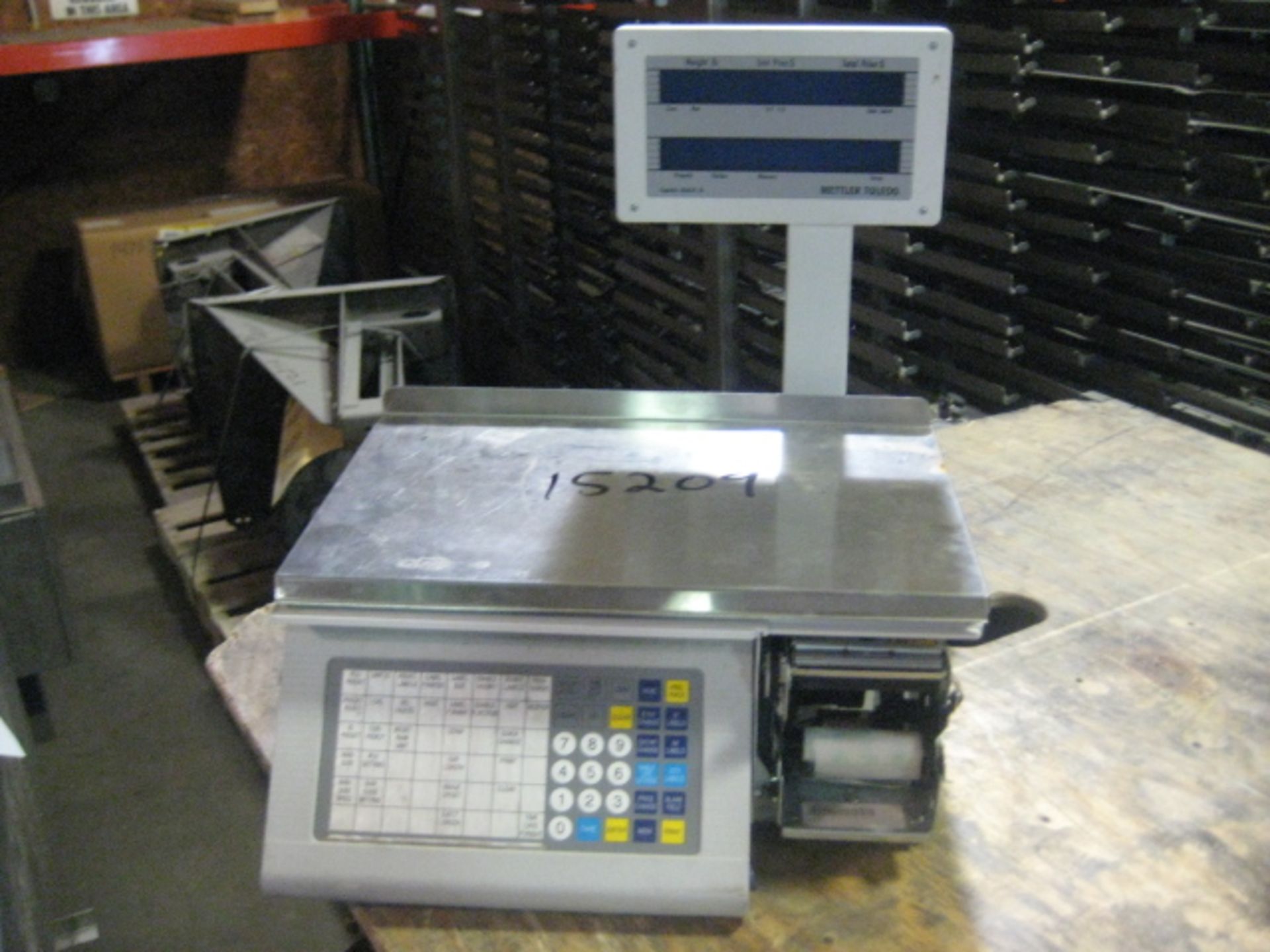 Mettler Toledo Spanish pre price scale 30Lbs at .01Lbs,110/240v,50/60Hz,.75amps,