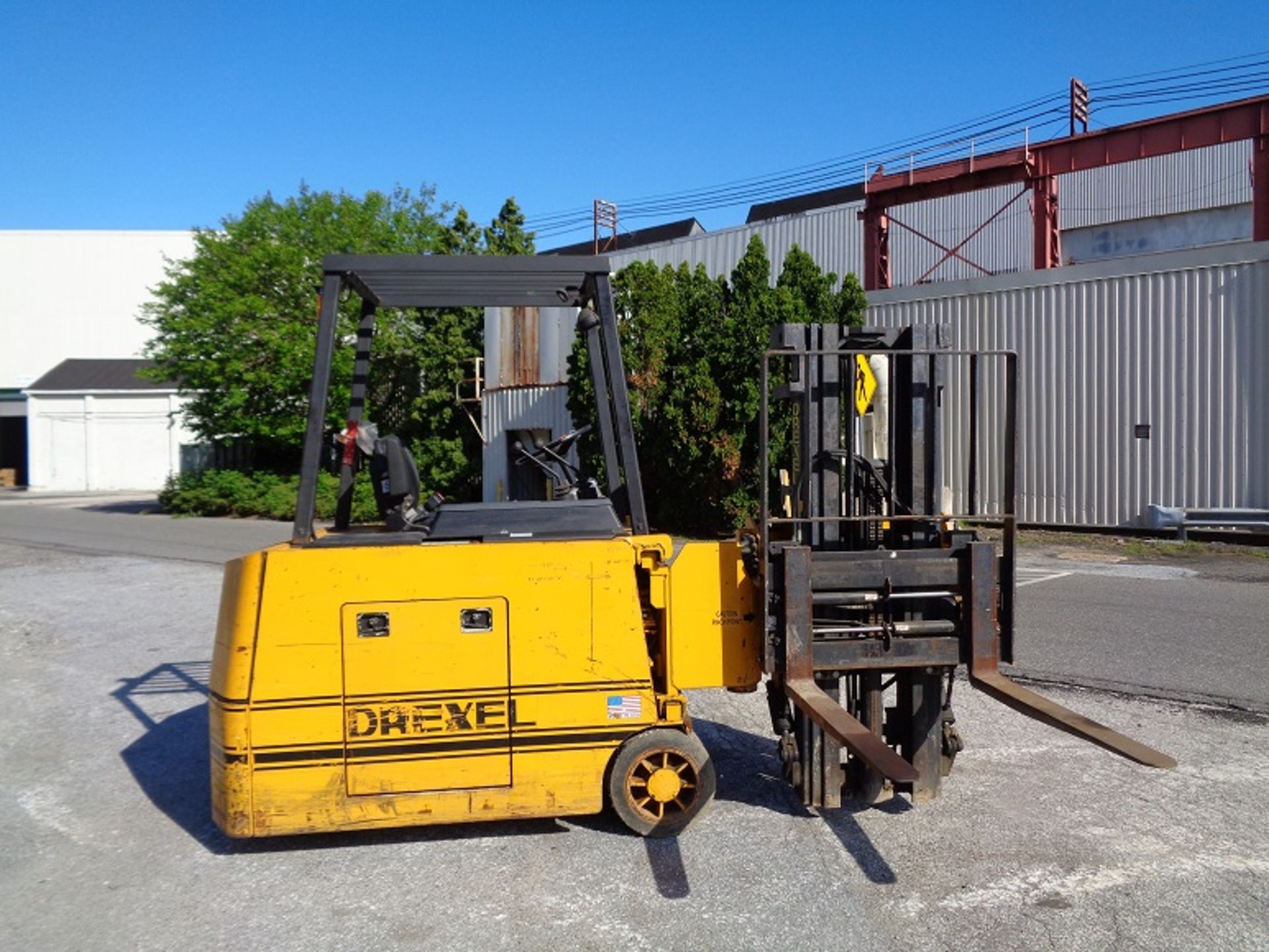 Drexel SLT30 3,000 lbs Electric Forklift - Side Loader - Swing Mast -Triple Mast