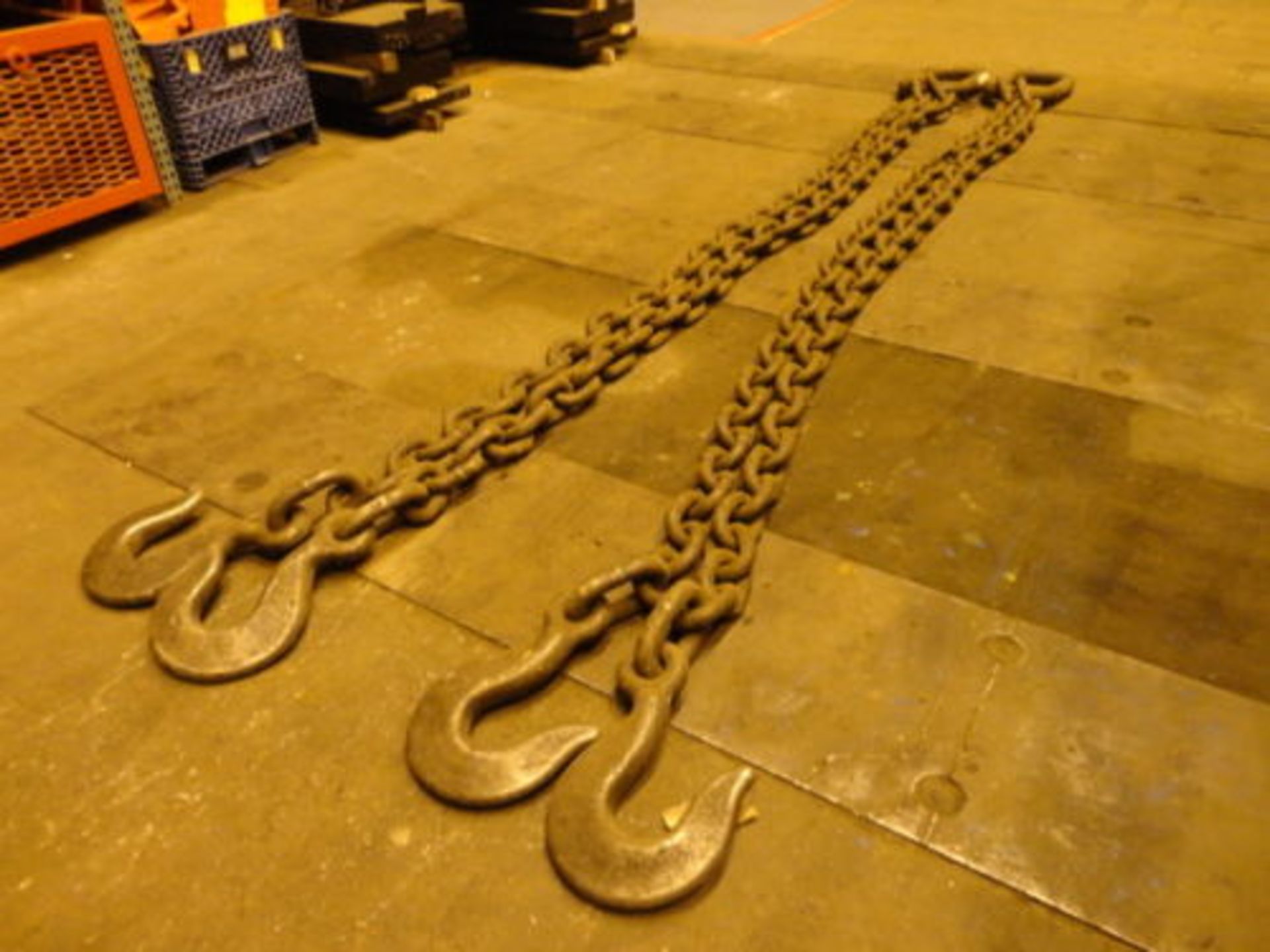 Large 4 Way Lifting Chain 18ft Long x 346,000 lbs