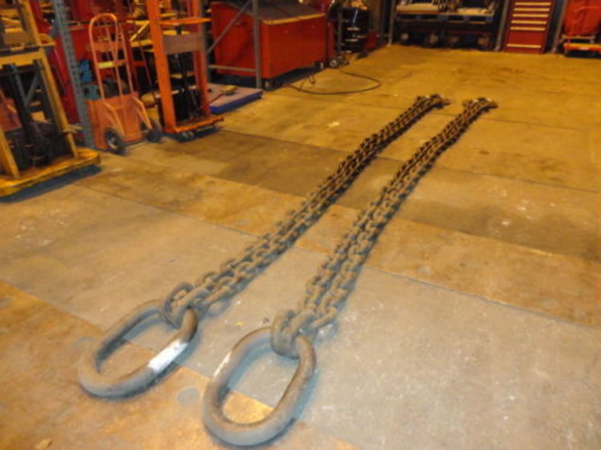 Large 4 Way Lifting Chain 16ft Long x 199,000 lbs